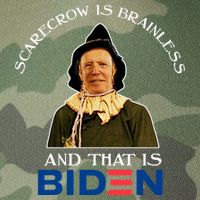 Scarecrow Is Brainless And That Is Biden Legacy Tie Dye Trucker Hat