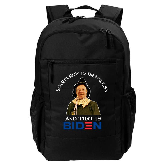 Scarecrow Is Brainless And That Is Biden Backpack