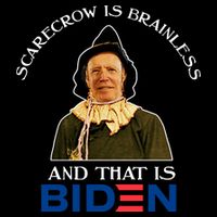 Scarecrow Is Brainless And That Is Biden Backpack