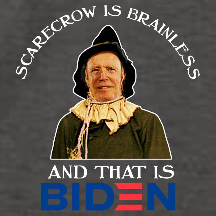 Scarecrow Is Brainless And That Is Biden Vector Backpack