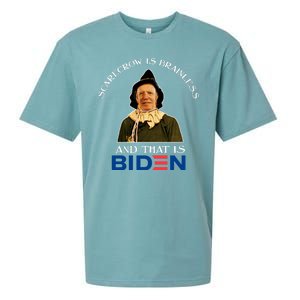 Scarecrow Is Brainless And That Is Biden Sueded Cloud Jersey T-Shirt