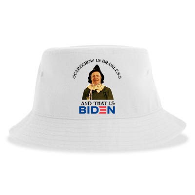 Scarecrow Is Brainless And That Is Biden Sustainable Bucket Hat