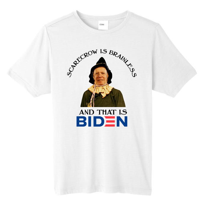 Scarecrow Is Brainless And That Is Biden Tall Fusion ChromaSoft Performance T-Shirt