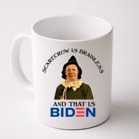 Scarecrow Is Brainless And That Is Biden Mug