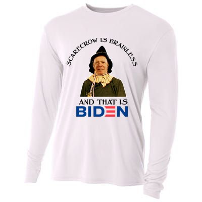Scarecrow Is Brainless And That Is Biden Cooling Performance Long Sleeve Crew