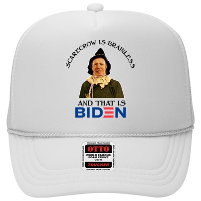 Scarecrow Is Brainless And That Is Biden Trucker Hat
