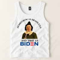 Scarecrow Is Brainless And That Is Biden Tank Top