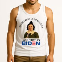 Scarecrow Is Brainless And That Is Biden Tank Top