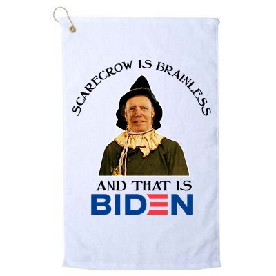 Scarecrow Is Brainless And That Is Biden Golf Towel