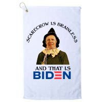Scarecrow Is Brainless And That Is Biden Golf Towel