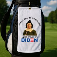 Scarecrow Is Brainless And That Is Biden Golf Towel