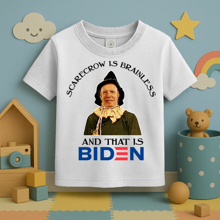 Scarecrow Is Brainless And That Is Biden Toddler T-Shirt