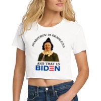 Scarecrow Is Brainless And That Is Biden Crop Top