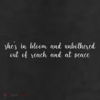 She’S In Bloom And Unbothered Out Of Reach And At Peace Garment-Dyed Heavyweight T-Shirt