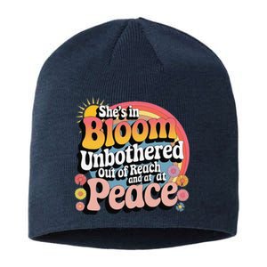 She’S In Bloom And Unbothered Out Of Reach And At Peace Sustainable Beanie