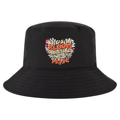 She’S In Bloom And Unbothered Out Of Reach And At Peace Cool Comfort Performance Bucket Hat