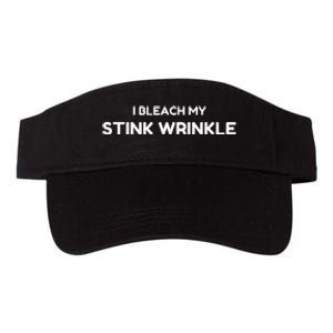 Sarcastic I Bleach My Stink Wrinkle Gag Humour Valucap Bio-Washed Visor