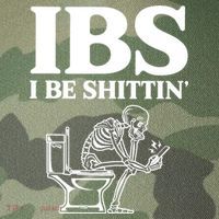 Skeleton I Be Shittin Ibs Funny Legacy Tie Dye Trucker Hat