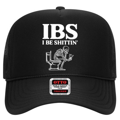 Skeleton I Be Shittin Ibs Funny Trucker Hat