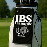 Skeleton I Be Shittin Ibs Funny Golf Towel