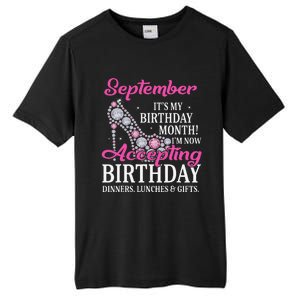 September It's Birthday Month Virgo Libra Zodiac Tall Fusion ChromaSoft Performance T-Shirt