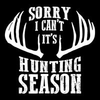 Sorry I Cant Its Hunting Season Drawstring Bag