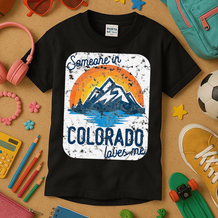 Someone In Colorado Loves Me Kids T-Shirt
