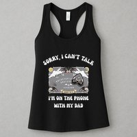 Sorry I CanT Talk IM On The Phone With My Dad Ouija Board Womens Tank Top