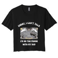 Sorry I CanT Talk IM On The Phone With My Dad Ouija Board Crop Top