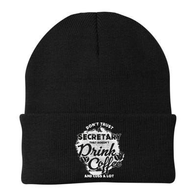 Secretary Ing Coffee Office Humor Administration Boss Funny Gift Beanie