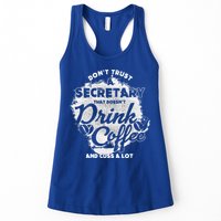 Secretary Ing Coffee Office Humor Administration Boss Funny Gift Womens Tank Top