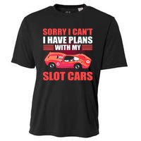 Sorry I Can't I Have Plans With My Slot Cars Slotcar Racing Cooling Performance Crew T-Shirt