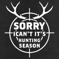 Sorry I Can`t It`s Hunting Season Adult Drive Performance Visor