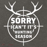Sorry I Can`t It`s Hunting Season Cotton Canvas Backpack
