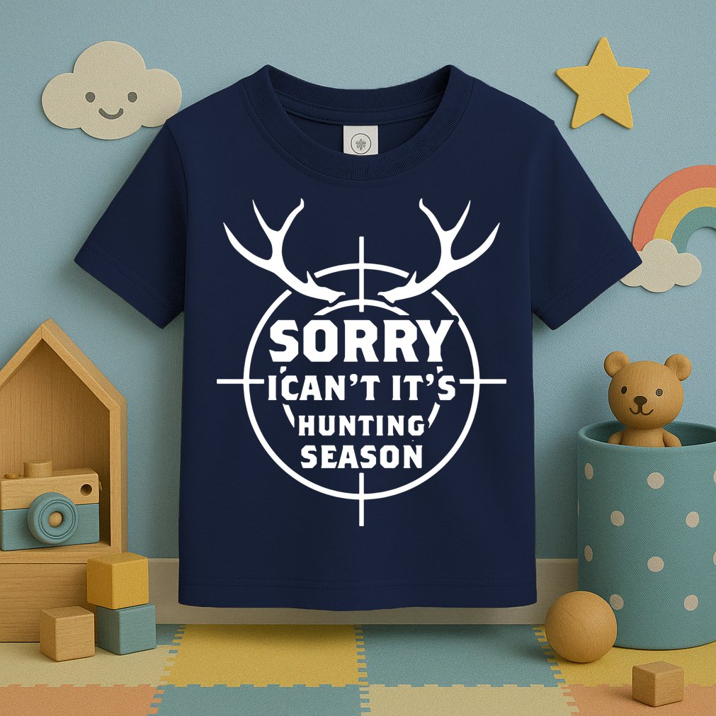 Sorry I Can`t It`s Hunting Season Toddler T-Shirt