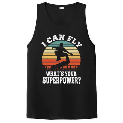 Skateboarding I Can Fly What´s Your Superpower Skateboarder PosiCharge Competitor Tank