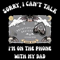 Sorry I CanT Talk IM On The Phone With My Dad Ouija Board Drawstring Bag
