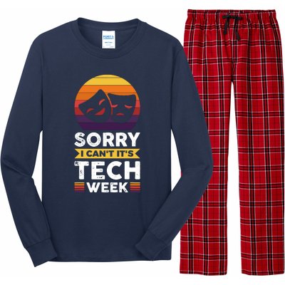 Sorry I CanT ItS Tech Week Long Sleeve Pajama Set