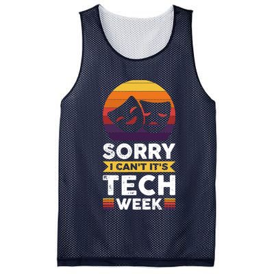 Sorry I CanT ItS Tech Week Mesh Reversible Basketball Jersey Tank