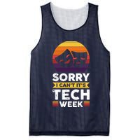 Sorry I CanT ItS Tech Week Mesh Reversible Basketball Jersey Tank