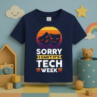 Sorry I CanT ItS Tech Week Toddler T-Shirt