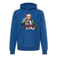 Santa IM Coming Home To You Funny Trump Santa Christmas Cute Gift Premium Hoodie