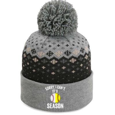 Sorry I Cant Its Season Baseball Life Softball Life The Baniff Cuffed Pom Beanie