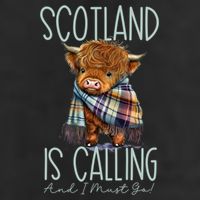 Scotland Is Calling And I Must Go! Highland Cow Gift Cool Comfort Performance Bucket Hat
