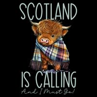 Scotland Is Calling And I Must Go! Highland Cow Gift Impact Tech Backpack