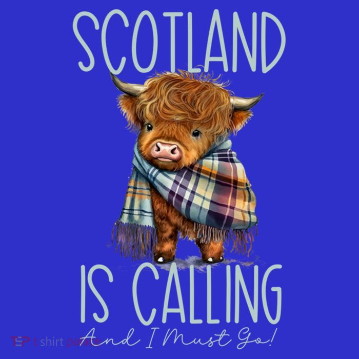 Scotland Is Calling And I Must Go! Highland Cow Gift Sustainable Beanie