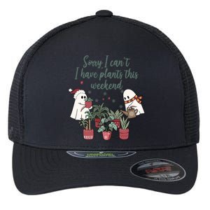 Sorry I CanT I Have Plants This Weekend Christmas Plant Lady Flexfit Unipanel Trucker Cap