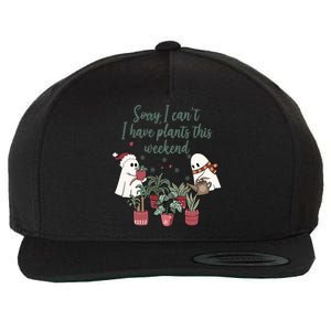 Sorry I CanT I Have Plants This Weekend Christmas Plant Lady Wool Snapback Cap