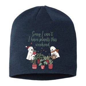 Sorry I CanT I Have Plants This Weekend Christmas Plant Lady Sustainable Beanie