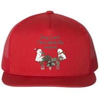 Sorry I CanT I Have Plants This Weekend Christmas Plant Lady Flat Bill Trucker Hat